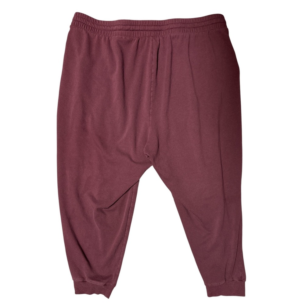 Torrid Super Soft Fleece Joggers Burgundy Plus Size 3 - Picture 2 of 6